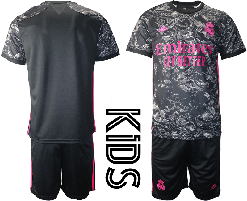 2021 Real Madrid away youth soccer jerseys